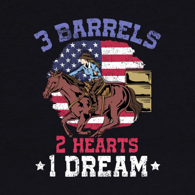 3 Barrels 2 Hearts 1 Dream I Horseback Riding by biNutz